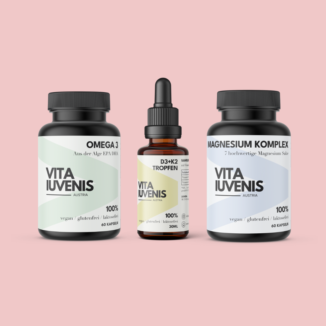 Omega 3 Vegan, D3K2, Magnesium