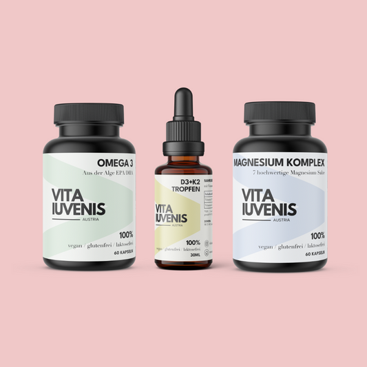 Omega 3 Vegan, D3K2, Magnesium