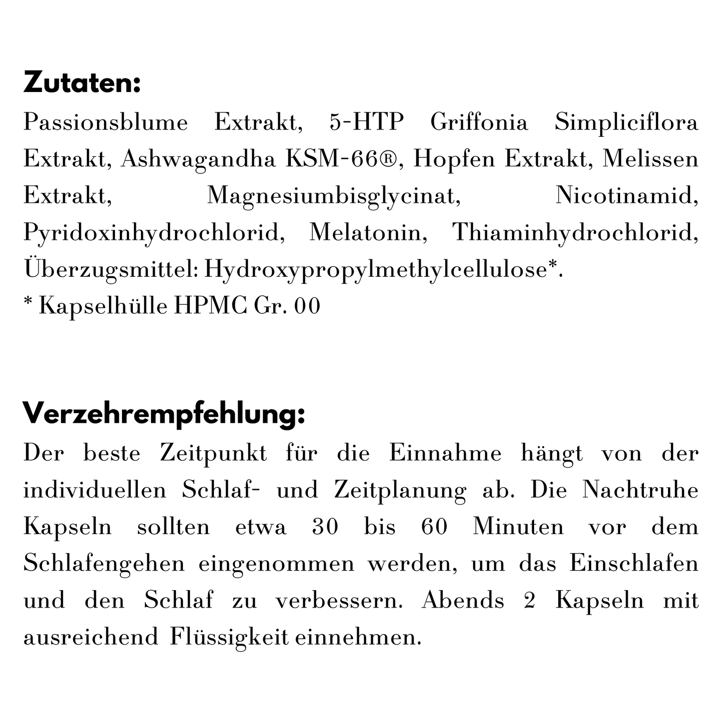Nachtruhe